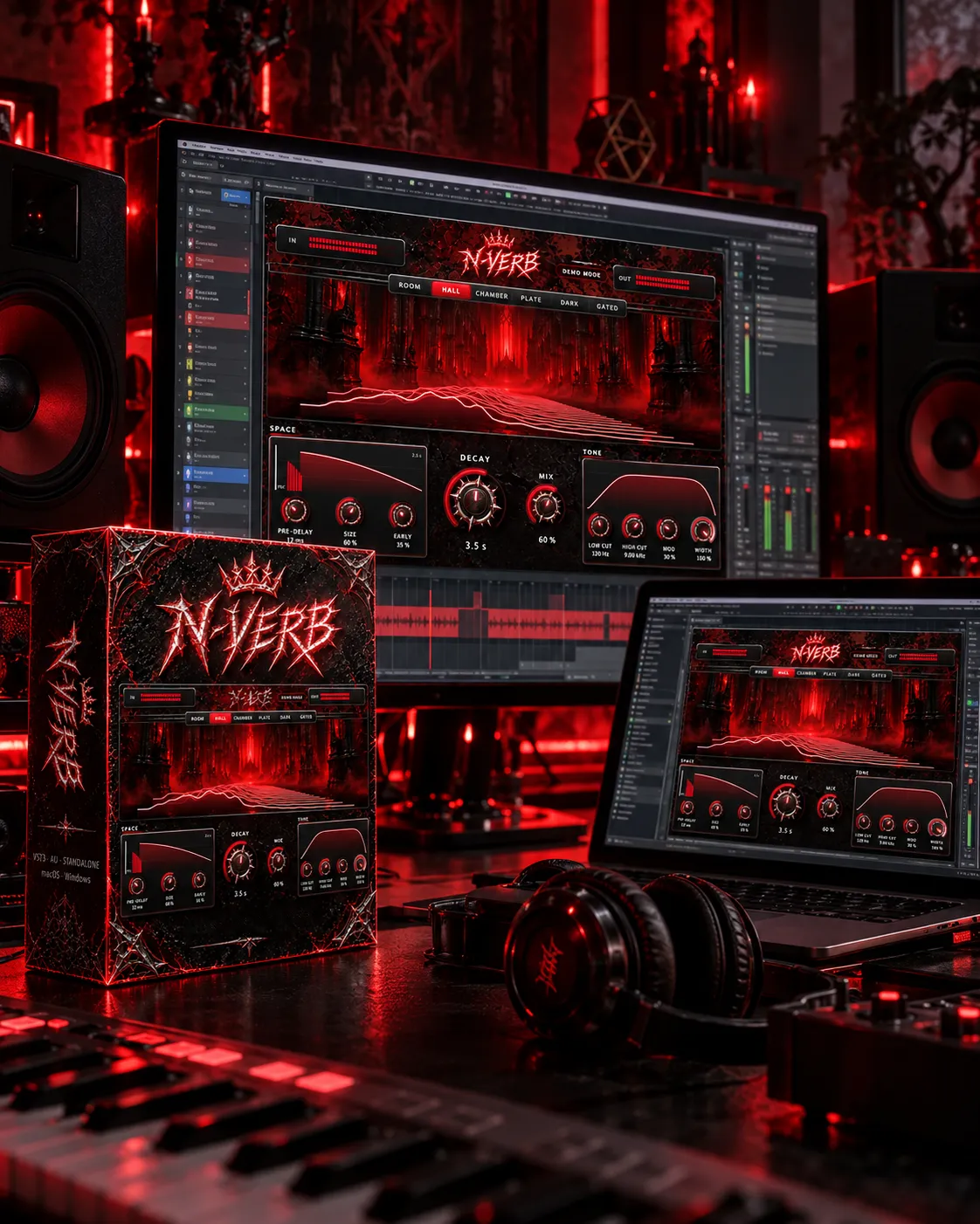 N-VERB in a studio