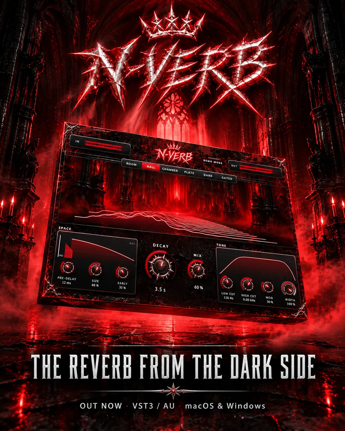 N-VERB, the reverb from the dark side